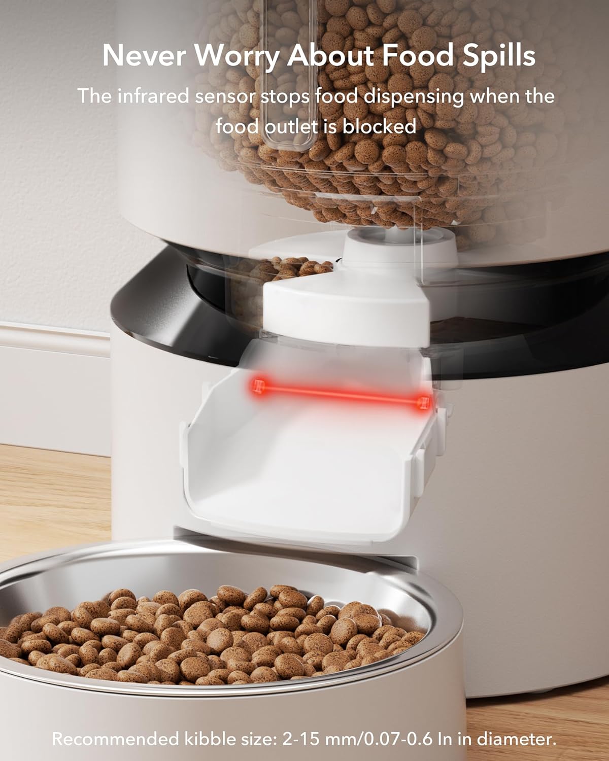 PETLIBRO Automatic Cat Feeder, Automatic Dog Feeder with Freshness Preservation, 5L Timed Cat Feeders for Dry Food, Up to 6 Meals Per Day, Granary Pet Feeder for Cats/Dogs