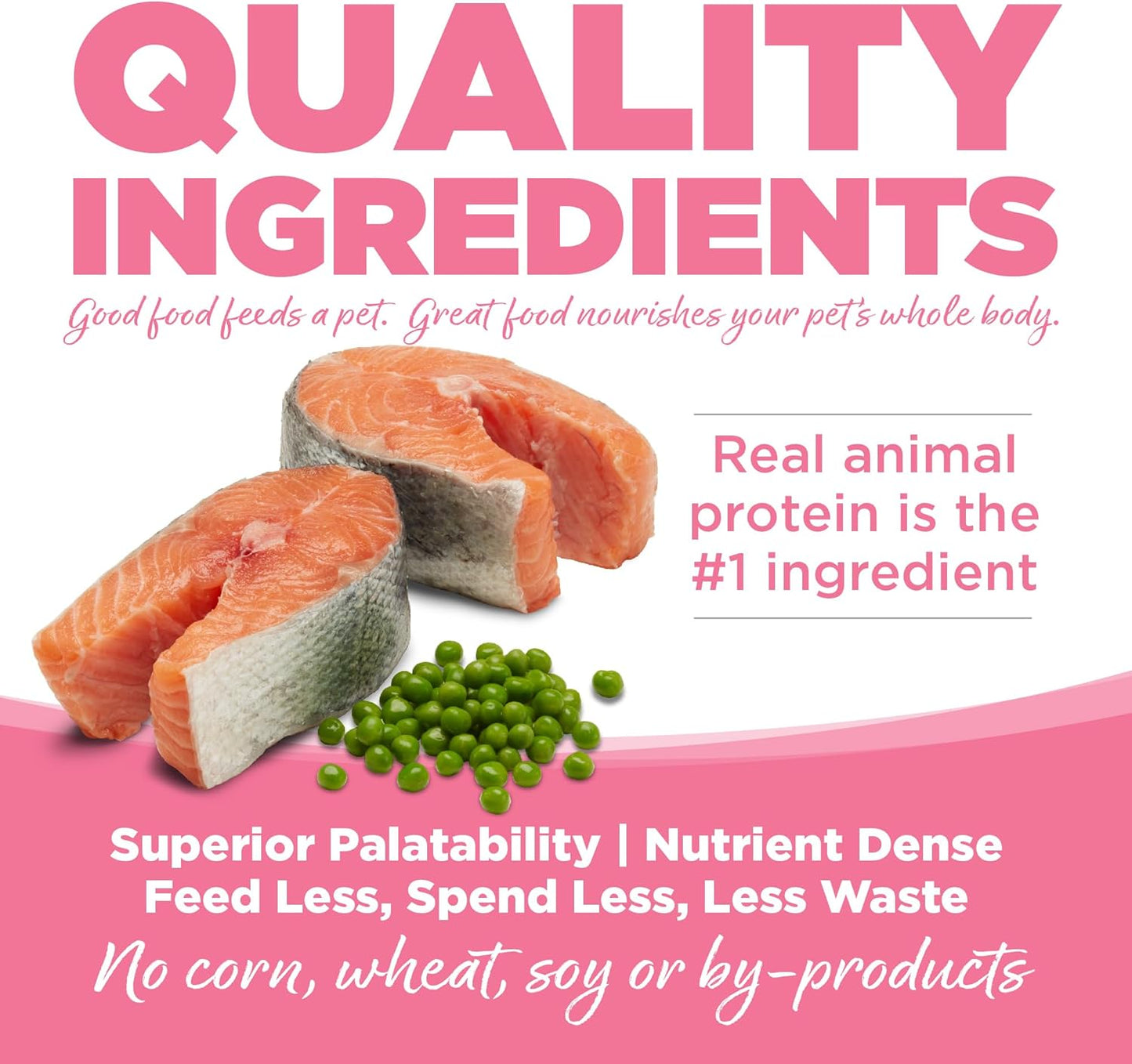 NutriSource Pure Vita Limited Ingredient Grain Free Dry Dog Food, Salmon and Peas, 12LB