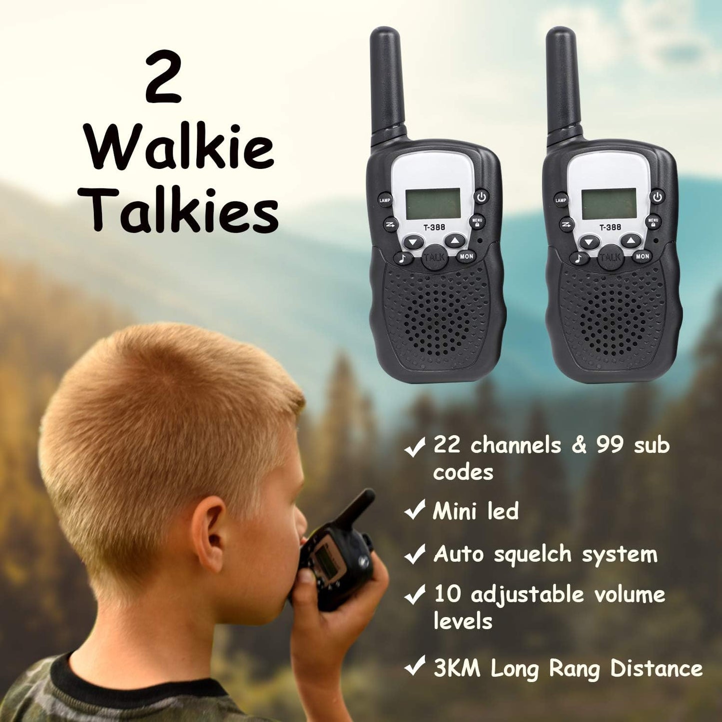 Outdoor Adventure Set for Kids - Camouflage Camping Exploration Toys with Walkie-Talkies - Backyard Explorer Gear for Boys and Girls