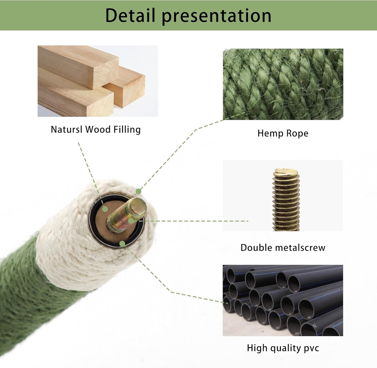 2 Pcs Bird Stand Perch U Shape Hemp Rope Green Wood Parrot Perches for Small Birds,Parakeets Macaw Cockatiels Conures Love Birds Finches,Bird Training Educational Stand Toys (Small-2 Pack)