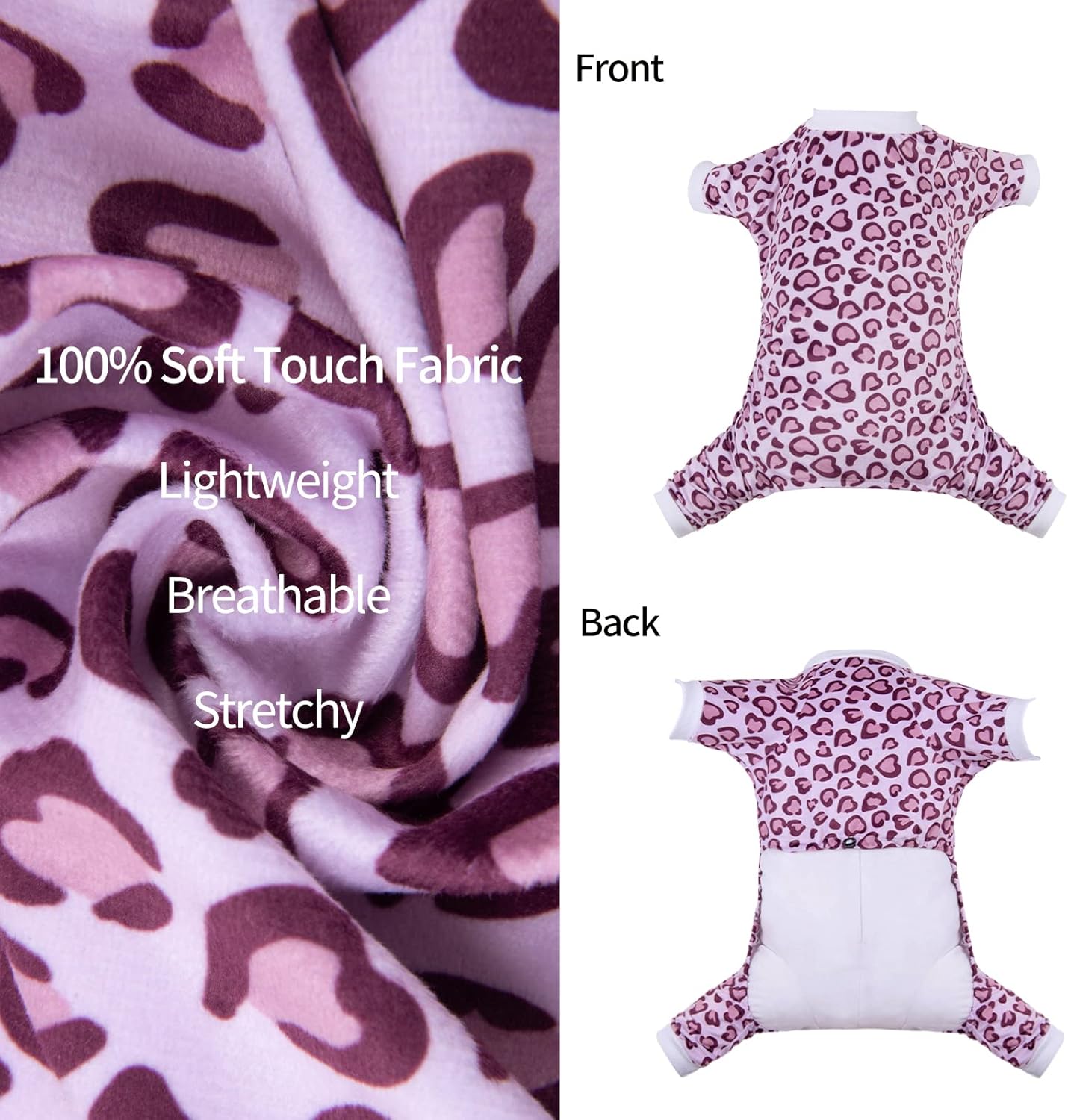 CuteBone Dog Halloween Pajamas Puppy Onesies Small Dogs Soft Pjs Coat Cat Apparel Comfy Pet Christmas Clothes Outfit Doggie Bodysuit P226S