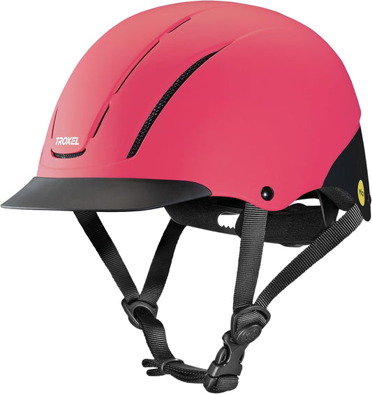 Troxel Spirit MIPS Technology Full Coverage Horse Riding Helmet, Horseback Riding Gear for Equestrians, Medium (7-7-3/8), Pink Duratec