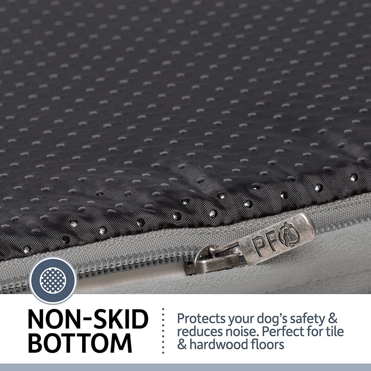 PetFusion Ultimate Dog Bed, Orthopedic Memory Foam, Multiple Sizes and Colors, Medium Firmness Pillow, Waterproof Liner, YKK Zippers, Breathable 35% Cotton Cover