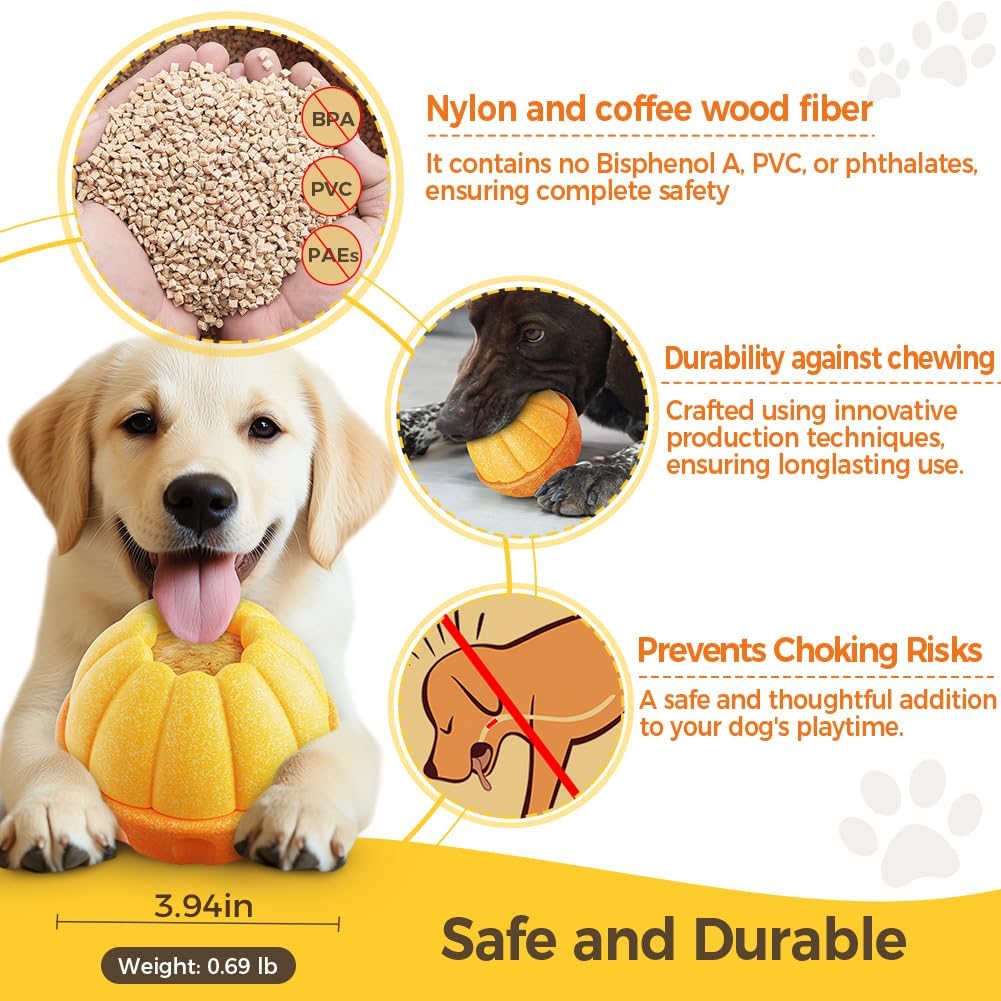 Dog Frozen Treat Toy to Keep Busy, Freezable Fillable Puzzle Treat Dispensing Toys, Dog Chew Toys for Aggressive Chewers, Interactive Enrichment Toys to Reduce Anxiety