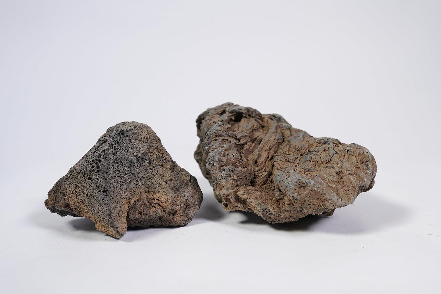 LANDEN Black Icelandic Lava Stone Natural Rocks (18lbs, 3~11 inches,11pcs) for Aquariums, Paludariums, Terrariums, Caves and Rocky Peaks, Mountainous Desert Landscapes