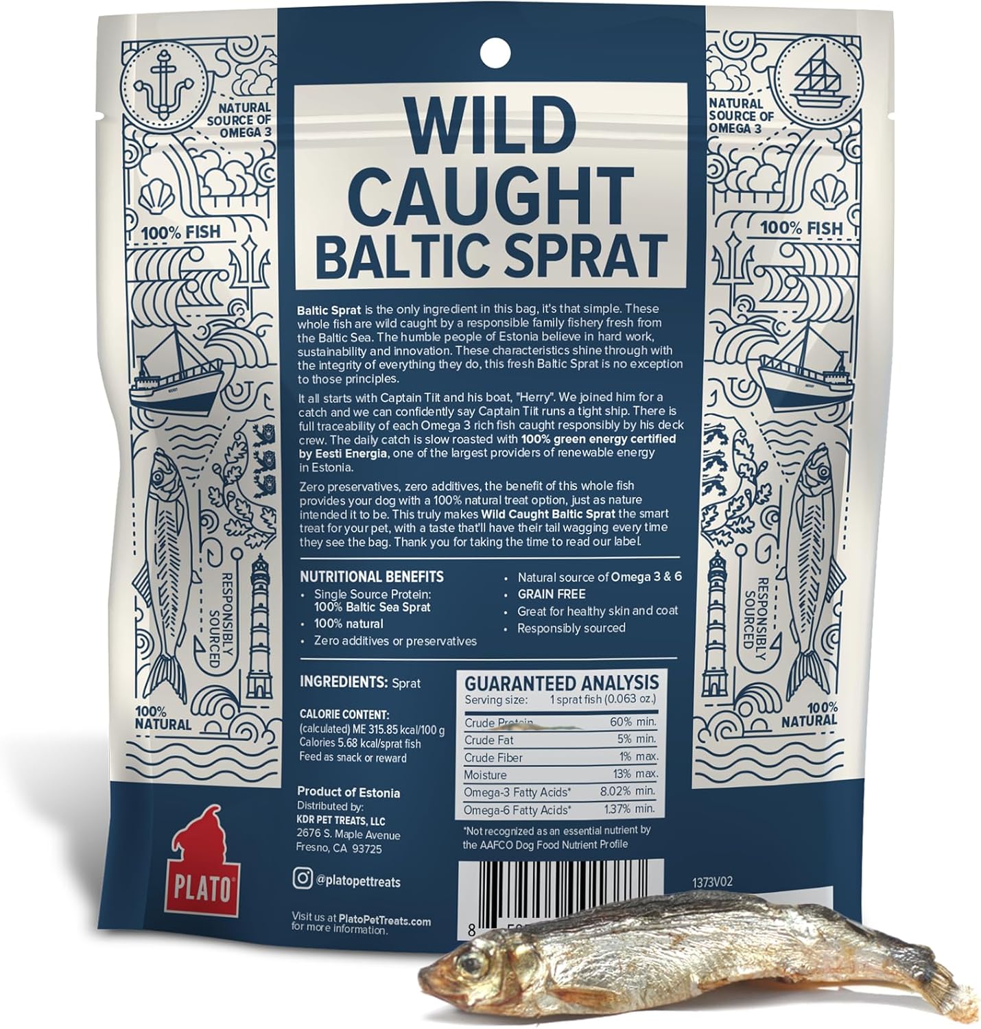Plato Baltic Sprat 3oz
