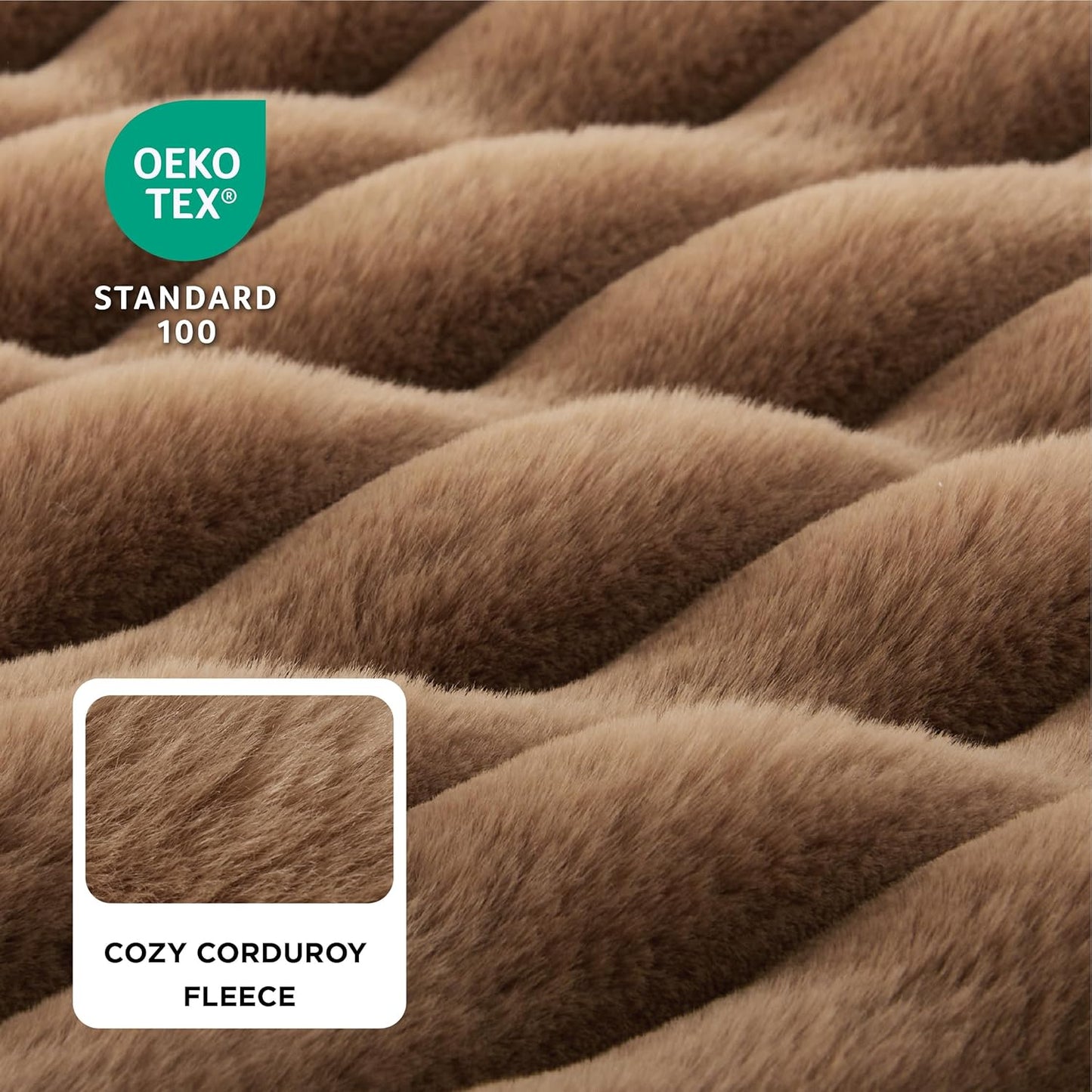 Bedsure Orthopedic Dog Bed for Small Dogs, Waterproof Memory Foam Small Pet Beds with Sides, Non-Slip Bottom and Egg-Crate Foam Medium Dog Couch Sofa with Washable Removable Corduroy Cover, Brown