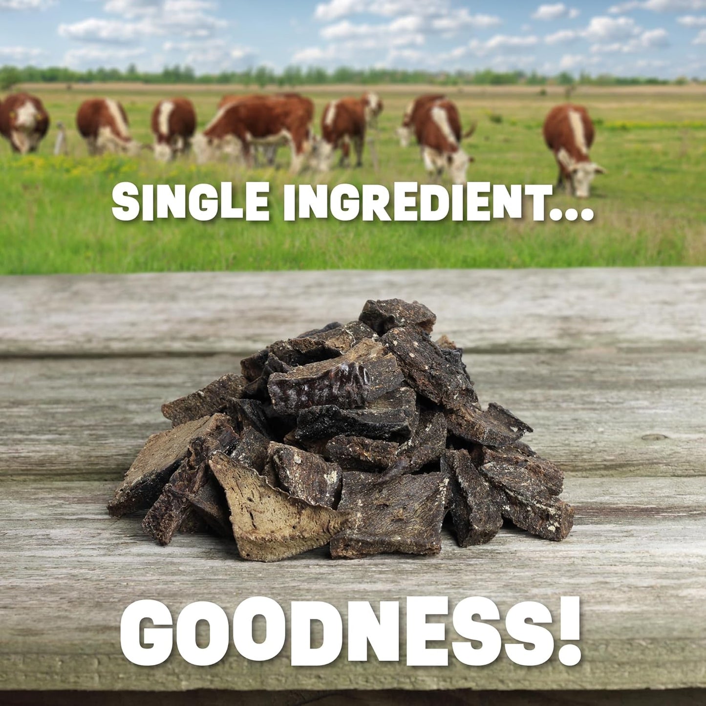 Beef Liver Dog Treats - Hickory Smoked Flavor, Nutritious Dehydrated Liver Dog Treats (8oz Package)