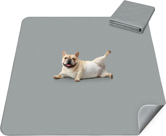 FXW Washable Pee Pads for Dogs, Puppy Pads with Super Absorbent, Specifically Designed for FXW Rollick/Homeplus 24inch 8 Panels Dog Playpen, 63" Square, Gray, 1 Pack
