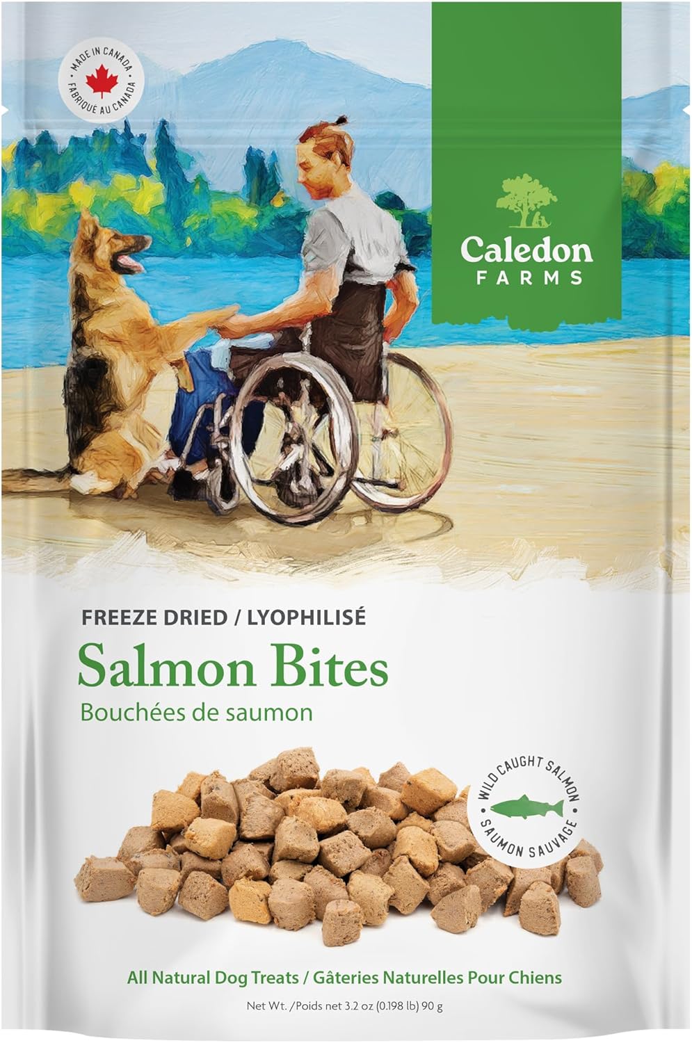Caledon Farms Freeze Dried Bites - Salmon 90G/3.2OZ