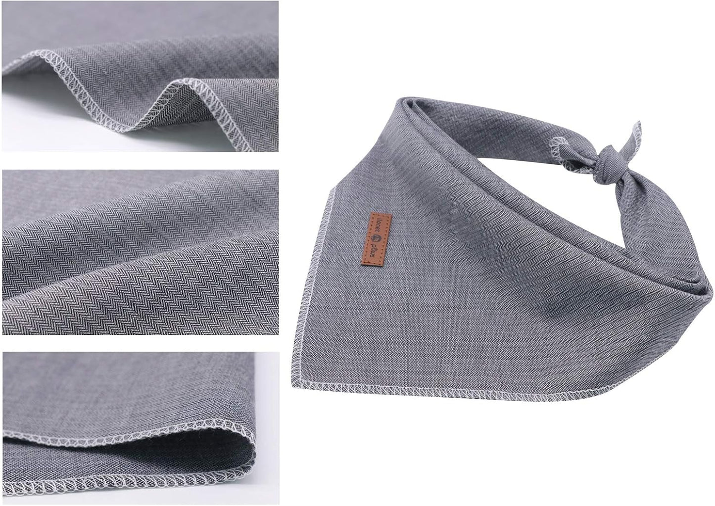 Lionet Paws Dog Bandana for Small Medium Large Dogs, Cat Dogs Kerchief Triangle Bibs Scarf for Girl or Boy