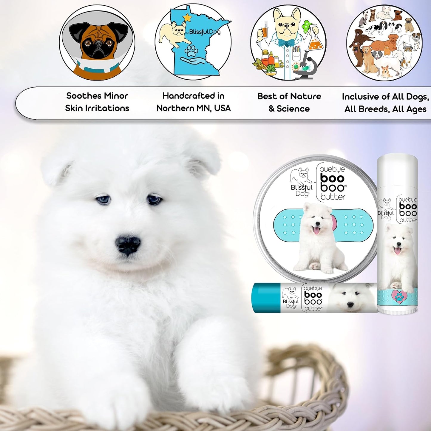 The Blissful Dog Samoyed Boo Butter, 1 oz