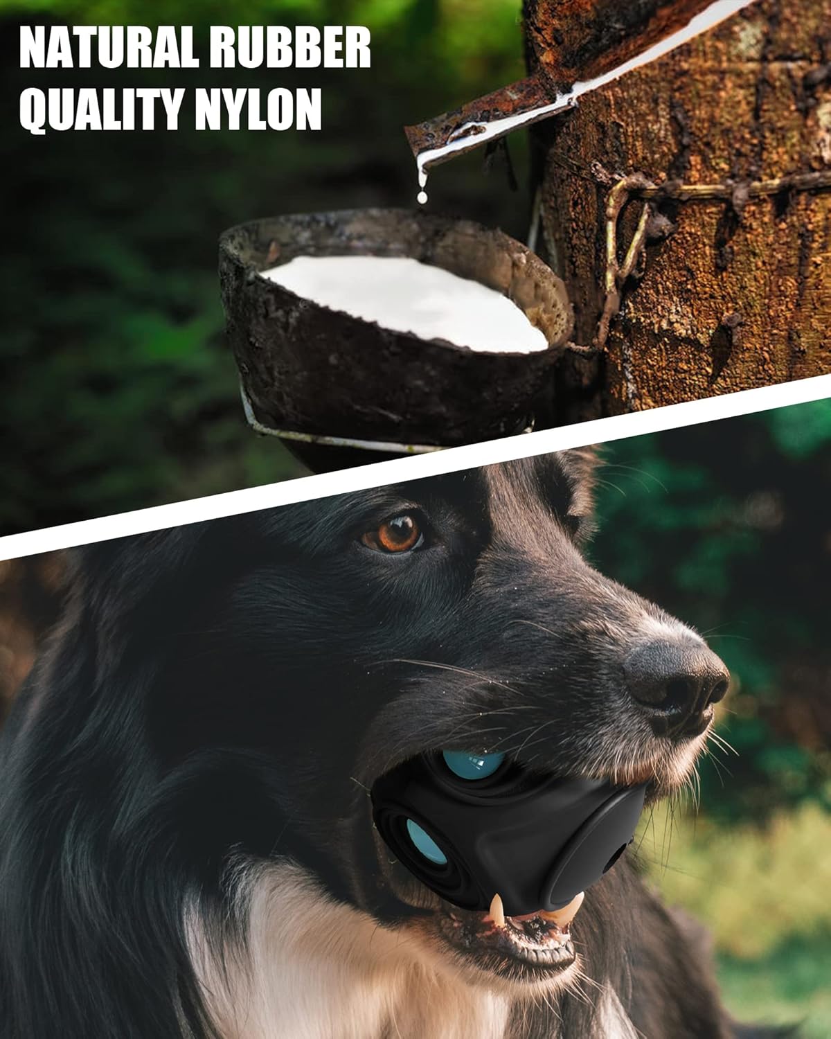 Mewlmart Giggle Ball for Dogs Owl Toys for Aggressive Chewers Punching Balls Gift for Dog Medium Large Dogs Ball Natural Rubber Cute Fun Owl Hoot (Death Knight)