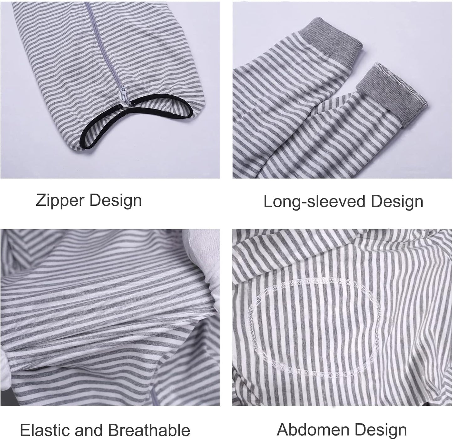 Yeapeeto Dog Onesie Surgery Recovery Suit for Large Medium Bodysuit Dogs Pajamas PJS Full Body for Shedding, Prevent Licking, Wound Protection, Cone Alternative (7X-Large (Pack of 1), Grey)