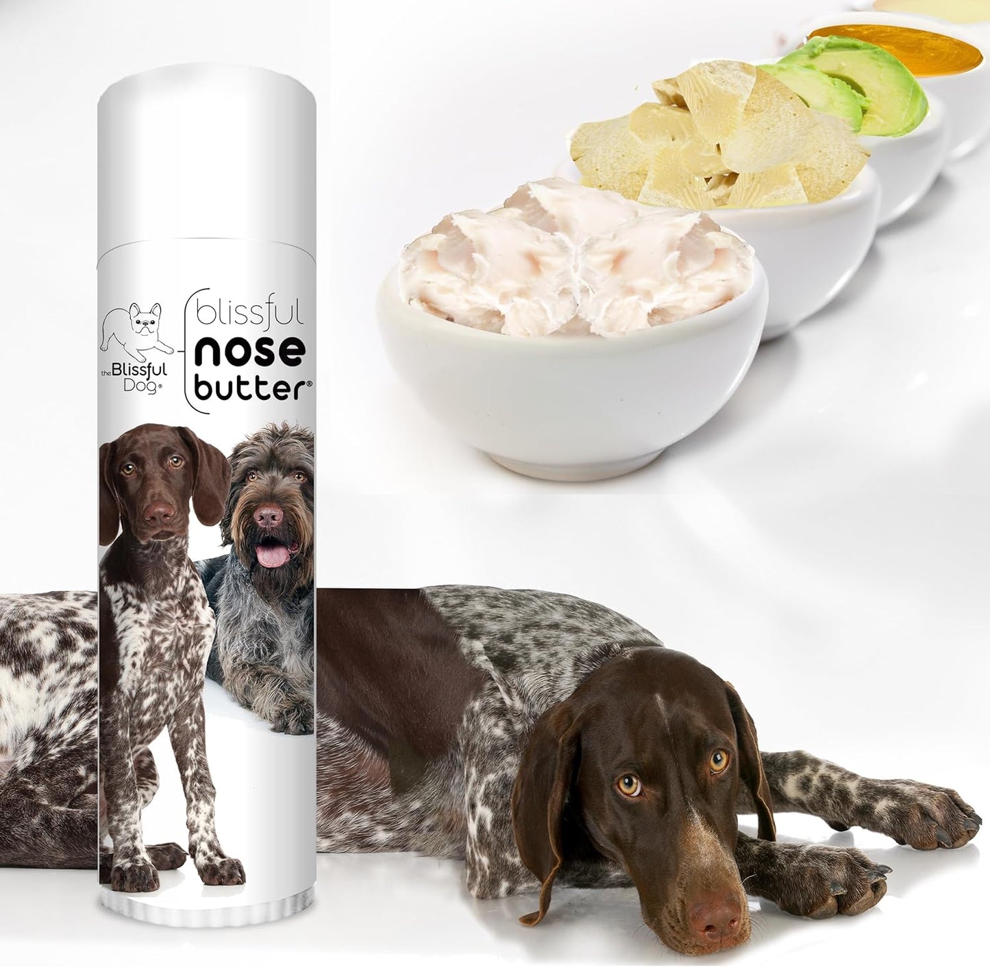 The Blissful Dog German Shorthaired Pointer Unscented Nose Butter, 0.50-Ounce