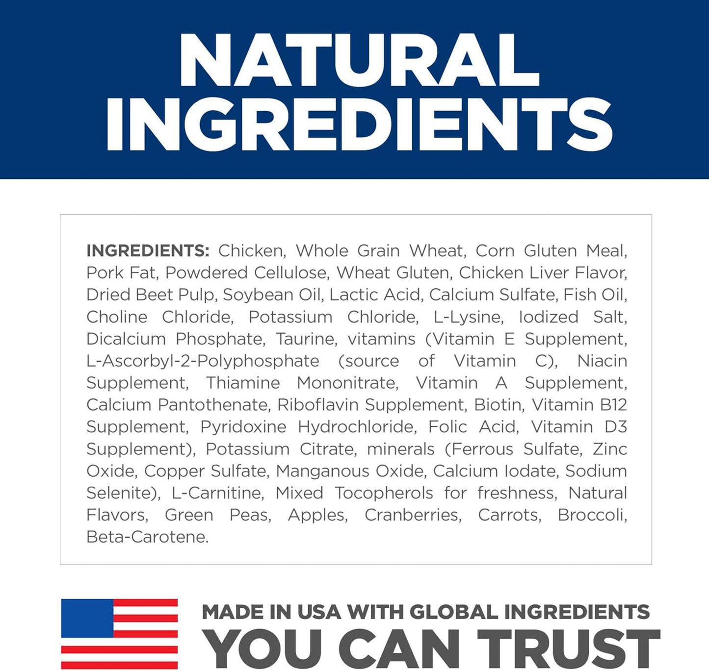 Hill's Science Diet Urinary Hariball Control, Adult 1-6, Urinary Track Health & Hairball Control Support, Dry Cat Food, Chicken Recipe, 3.5 lb Bag