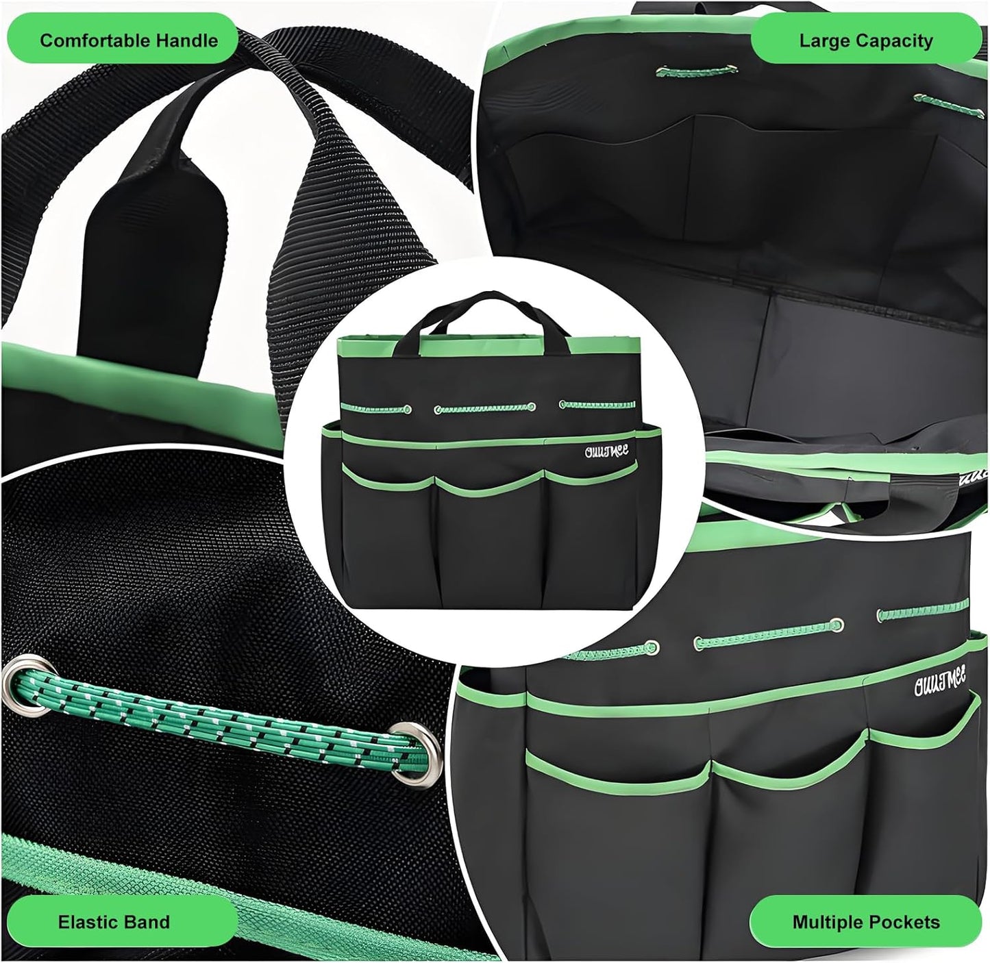 8-Piece Heavy-Duty Gardening Tools with Ergonomic Handles and Storage Bags Make A Wonderful Gift for Parents