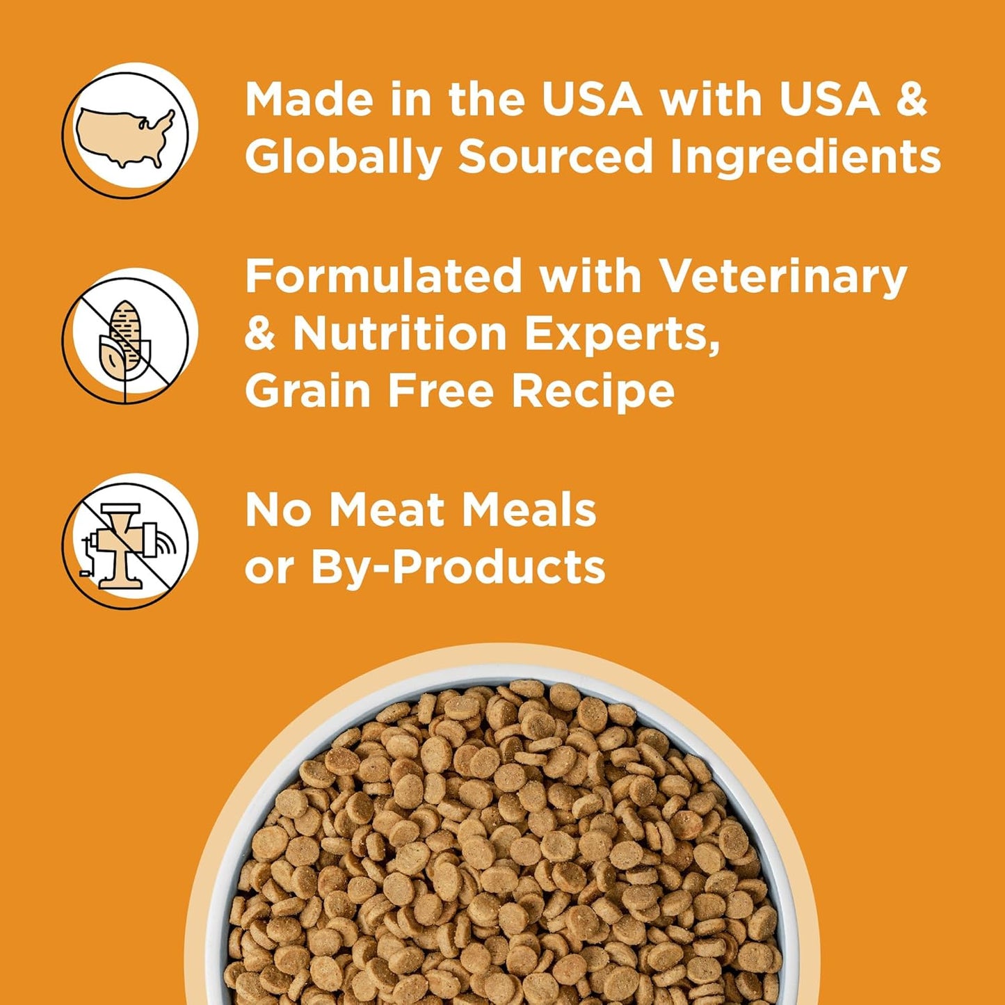 BIXBI Rawbble Dry Dog Food, Chicken, 4 lbs - USA Made with Fresh Meat - No Meat Meal & No Corn, Soy or Wheat - Freeze Dried Raw Coated Dog Food - Minimally Processed for Superior Digestibility