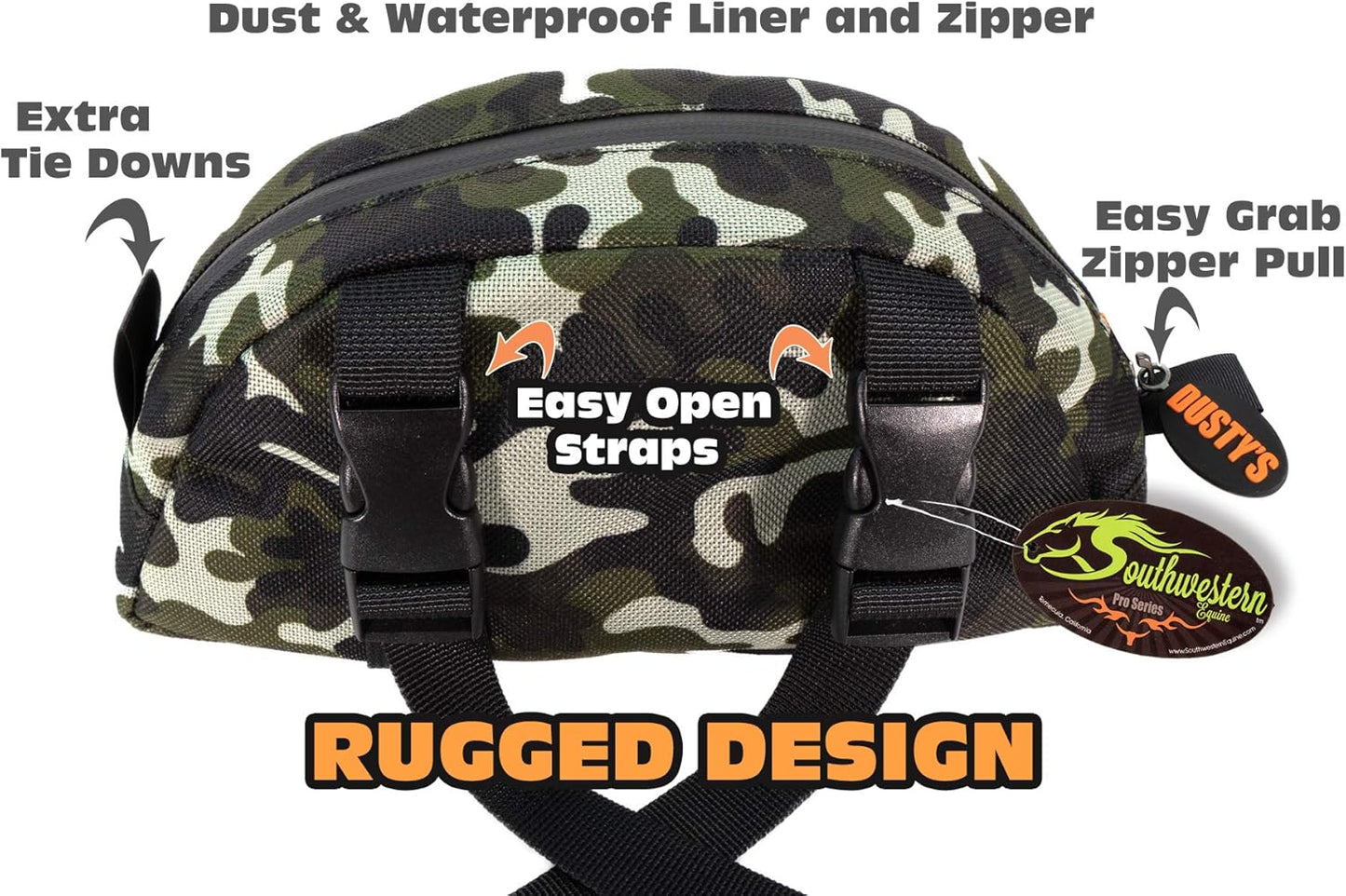 Southwestern Equine Dusty's Saddle Pouch, Cell Phone Holder for Saddle Sack Insulated Liner [Waterproof Version]