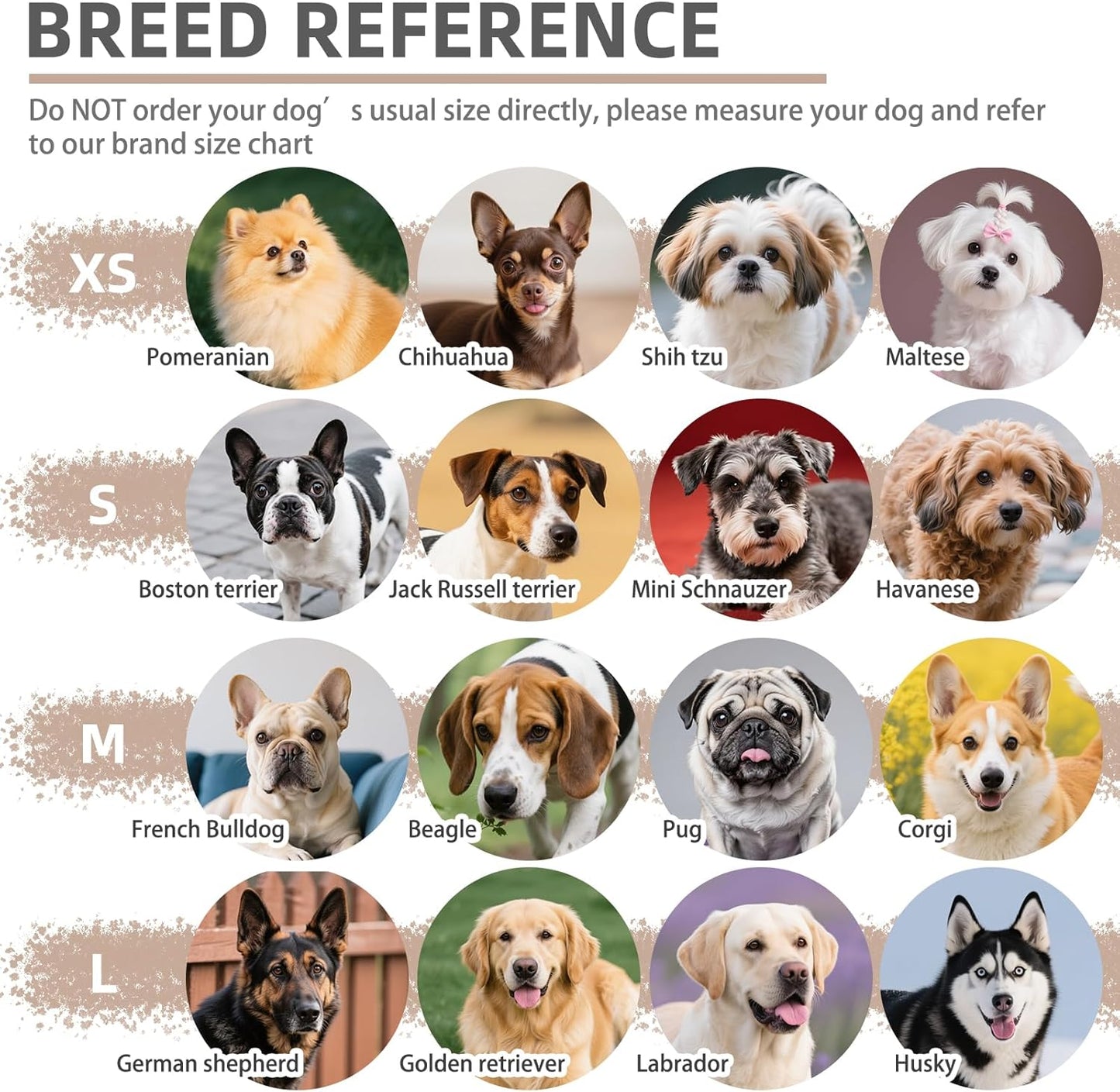 PUPTECK No Pull Dog Harness Soft Adjustable Basic Nylon Step in Puppy Vest Outdoor Walking with ID Tag Cream