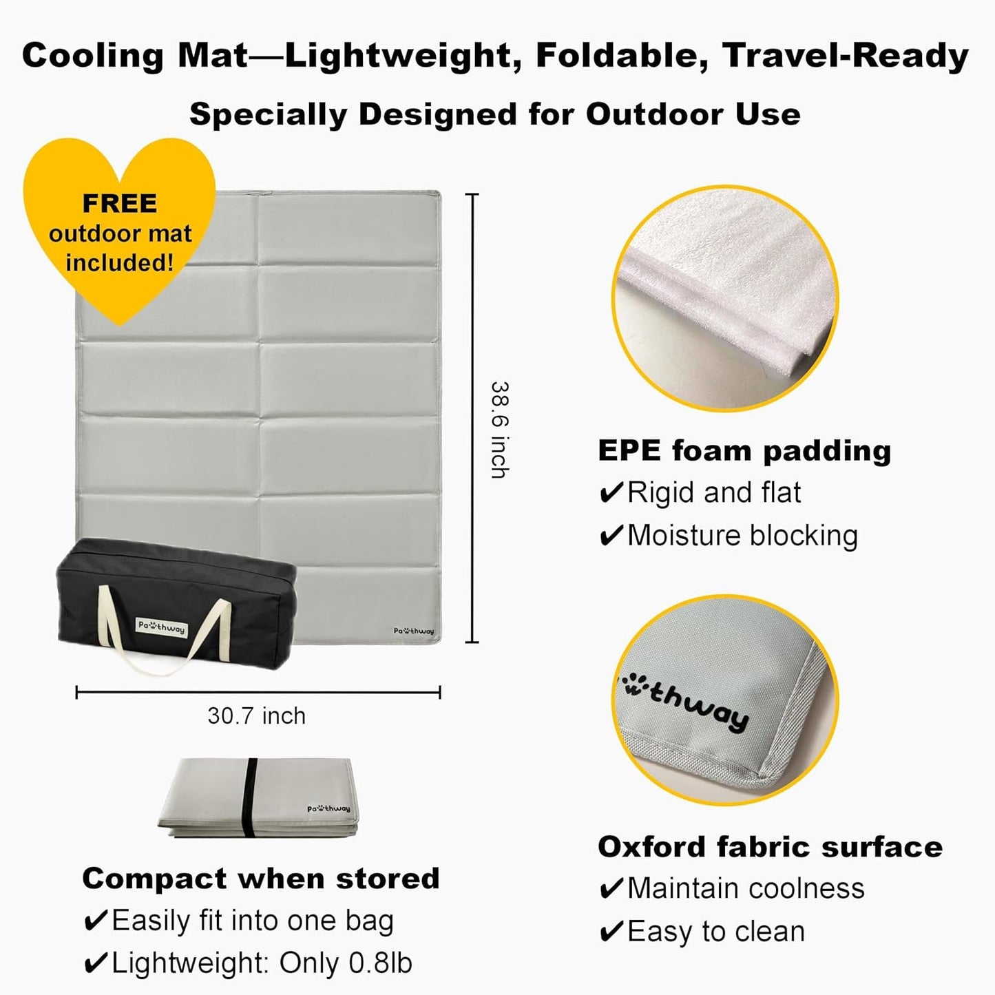 Dog Tent Cotton Fabric, Aluminum Poles and Camping Mat, Outdoor Weatherproof, Dog House Outdoor, Breathable with 2 Side Windows, Portable and Collapsible (Black, Large)