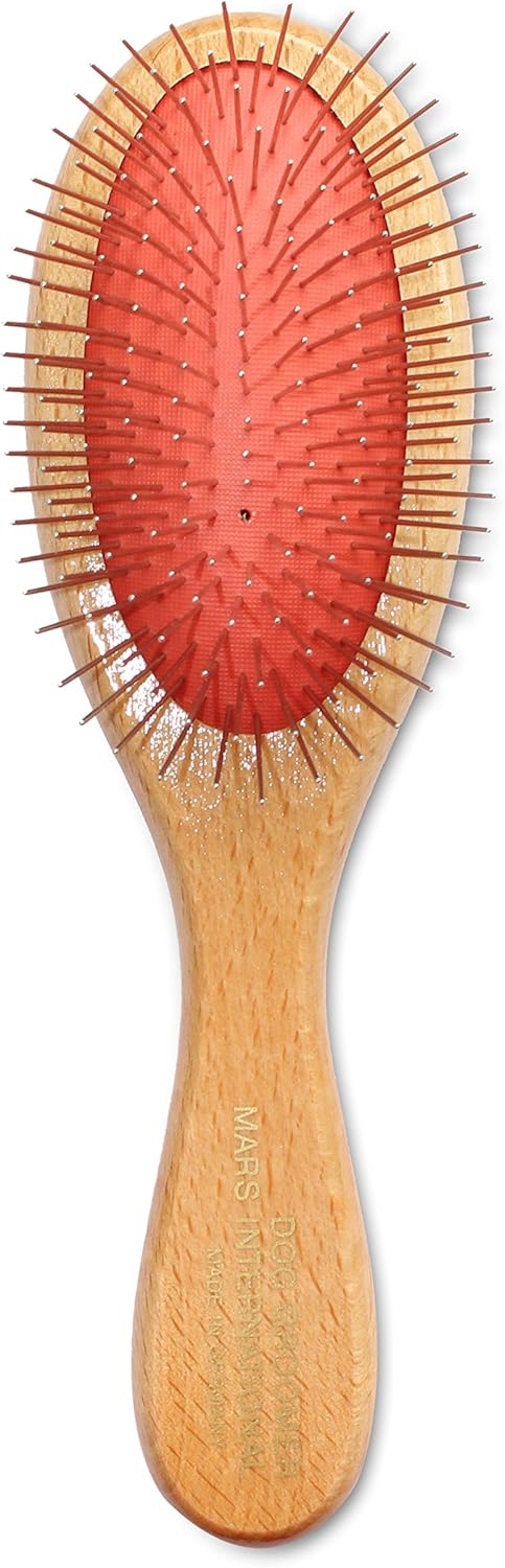 Mars Coat King Professional Grooming Brush for Dog and Cats. (8.5", 1" Stainless Steel Pins)