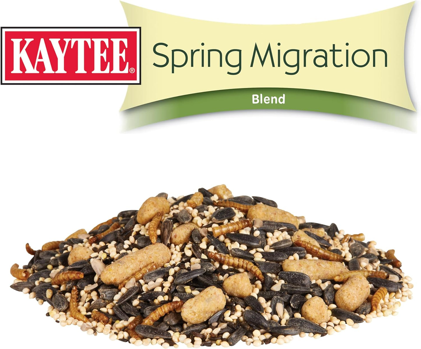 Kaytee Wild Bird Food, Spring Migration Seed Blend, 8 lb