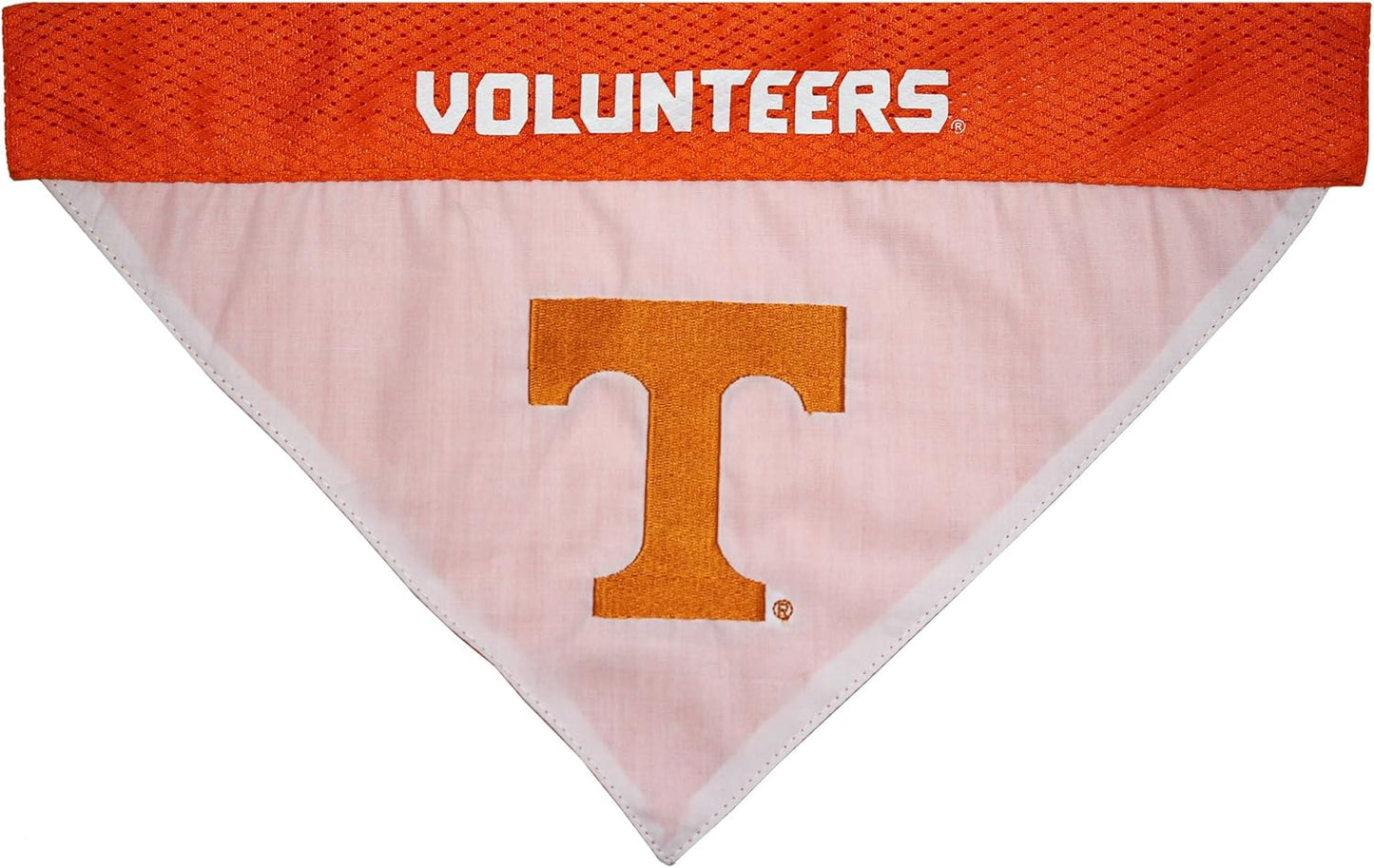 Pets First Collegiate Pet Accessories, Reversible Bandana, Tennessee Volunteers Size XX-Large