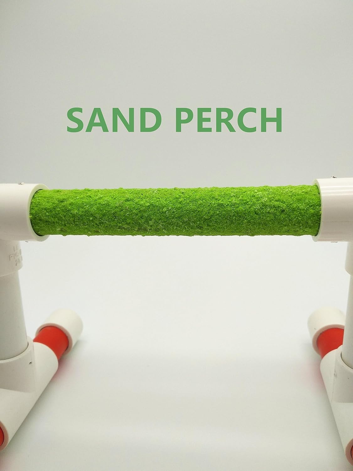 Hypeety Small Bird Parrot Stand Perch Table Top Stand Playground Grind Perch Swing Training Playstand Exercise Chew Toys for Budgies Parakeet Cockatiel Conure Finch (Perch, M)