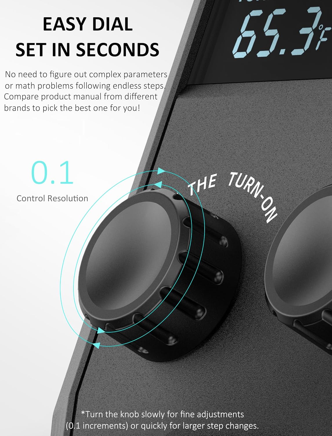 WH2408 Temperature Controller 10A 1200W, Digital Thermostat Controlled Outlet Plug Switch for Reptile Terrarium Greenhouse Homebrew Aquarium Seedling Mat, Heating or Cooling Mode (Pack of 2)