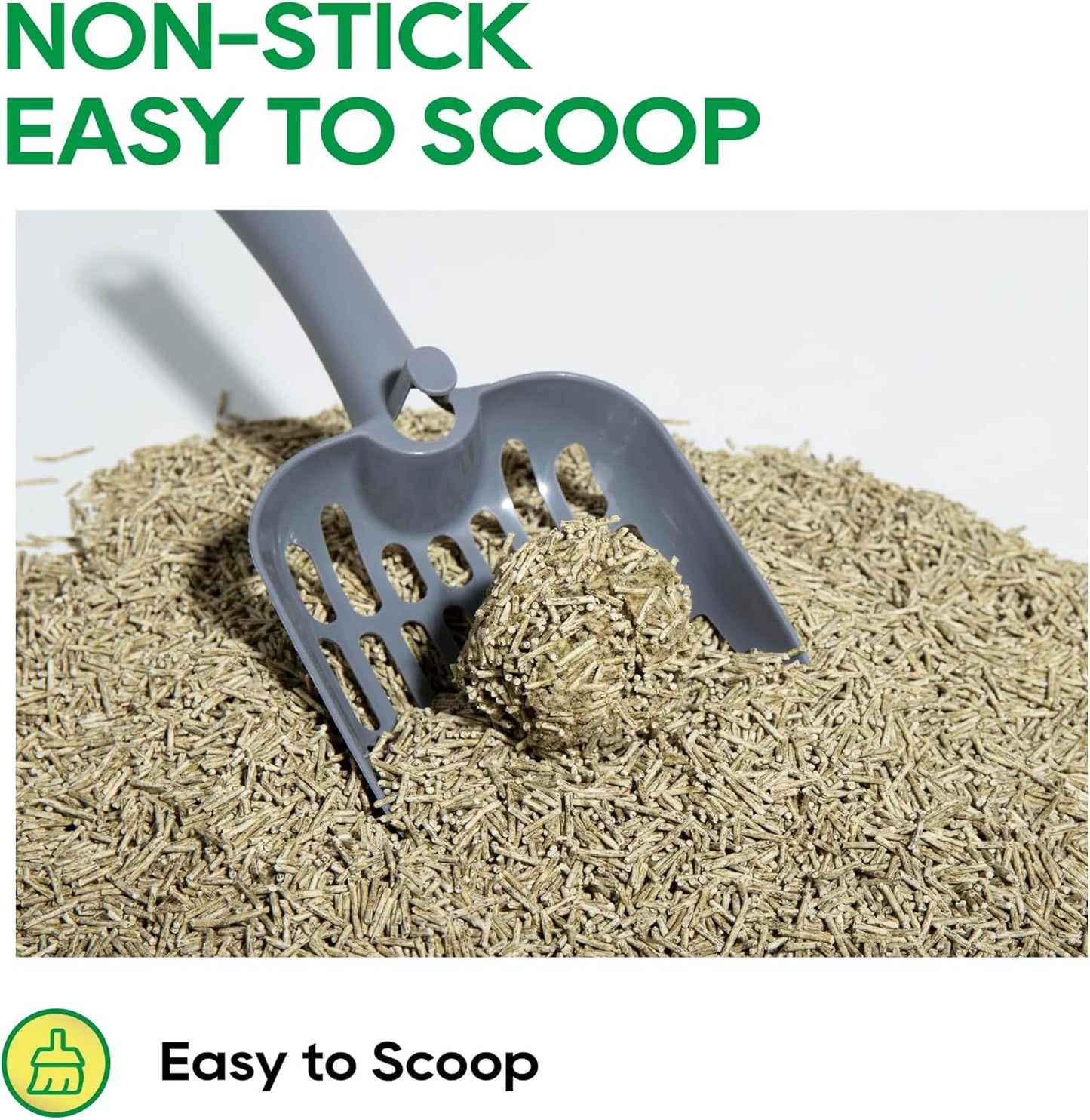 HoneyCare Tea Cat Litter | Natural Plant-Based Formula | Long-Lasting Odor Control | 99% Dust-Free & Low Tracking | Flushable Cat Litter | 24-lbs Value Pack (6 lbs x 4)