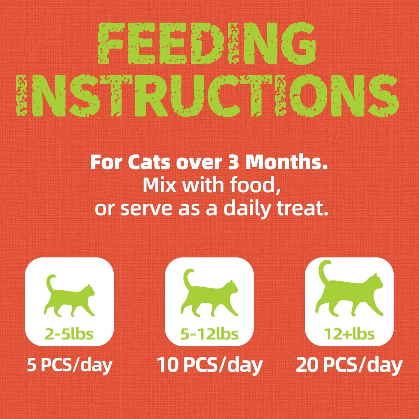 Just Try 16 OZ Carrot Cat Treats for Indoor Cats, Vitamin-Rich Natural Chicken Flavor Healthy Cat Snacks Training Biscuits Eye Health & Skin Support for Cats