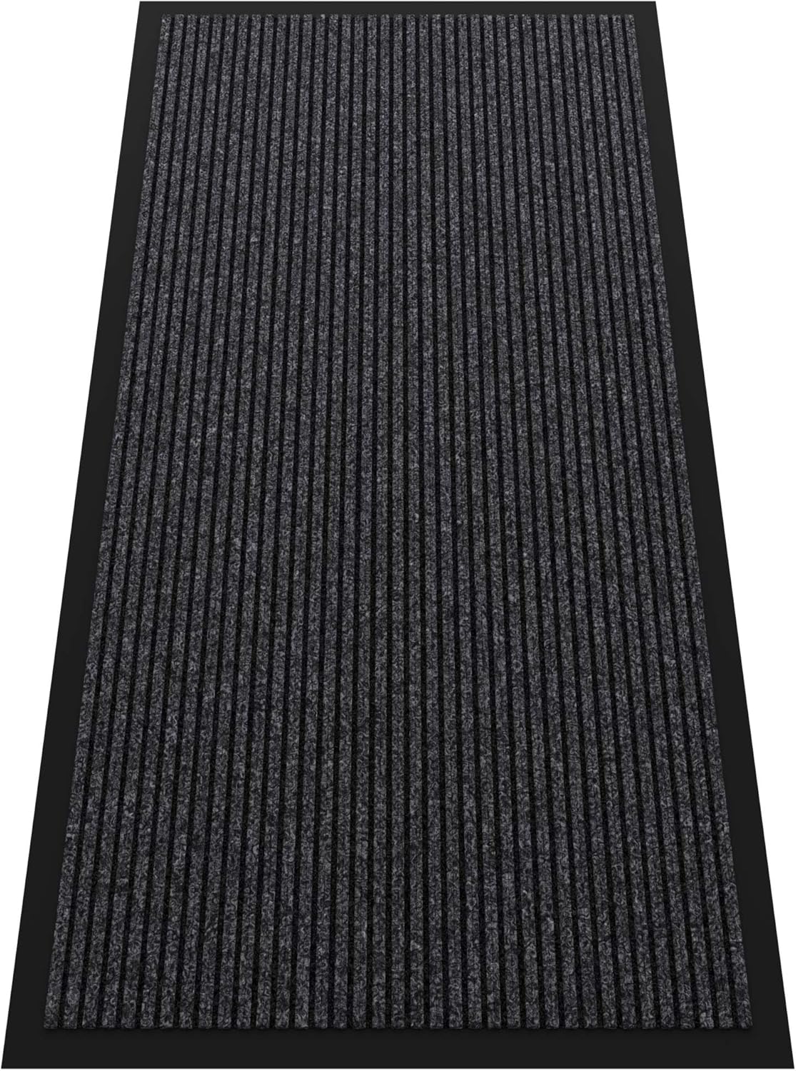 Indoor Outdoor Door Mat, 4’ x 2' Doormat for Entryway, Rubber Backing Non Slip Front Door Mat Outside Entrance, Super Absorbent Commercial Floor Mat for Home Office