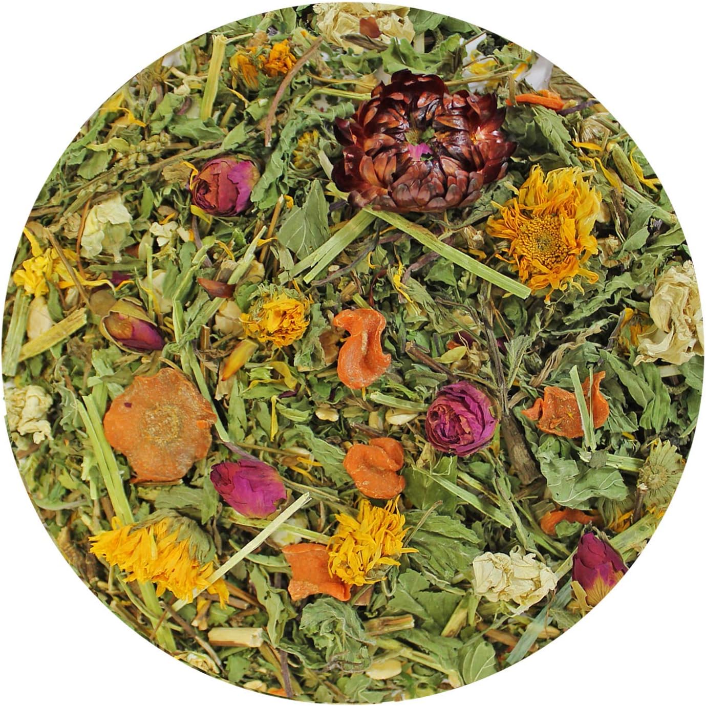 Pasture Plus+ Salad Essentials - Healthy Natural High-Fiber Dried Flower & Herb Treat - Squirrels, Guinea Pigs, Rabbits, Chinchillas, Prairie Dogs, Degus, Hamsters, Gerbils & Other Small Pets