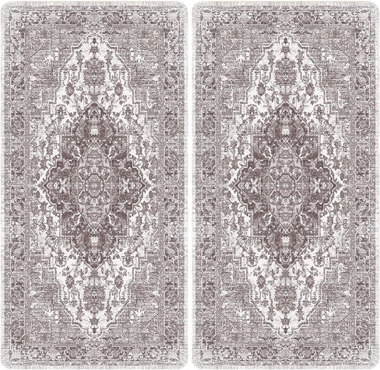 nunubaby Washable Pee Pads for Dogs, Stylish, Non-Slip and Leak-Proof Pee Pads. Reusable Potty Pads for Dogs for Crates and Floors.(Gray/Geo, 36" x72")