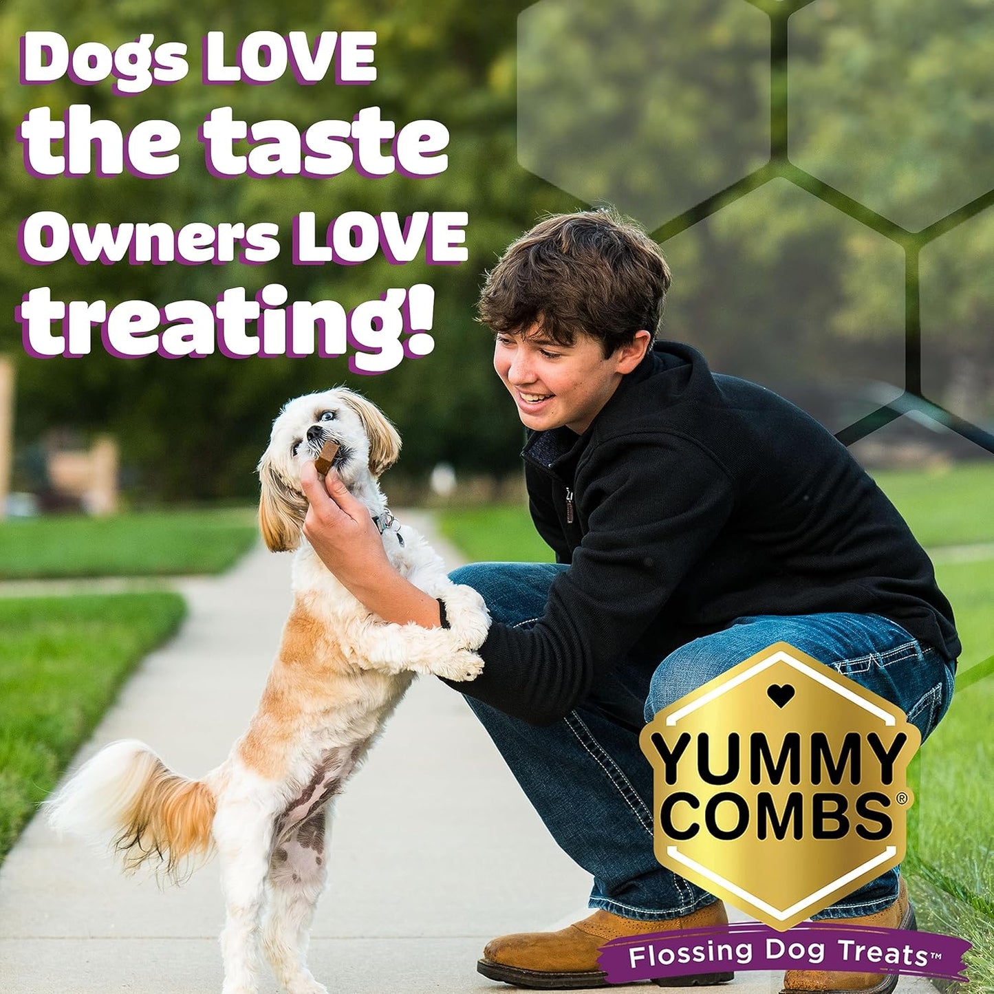 Dog Dental Treats – Vet VOHC Approved, Removes Tartar & Cleans Teeth – Yummy High Protein Chicken Treat for Medium Dogs (Mini Pack, 9 Count)