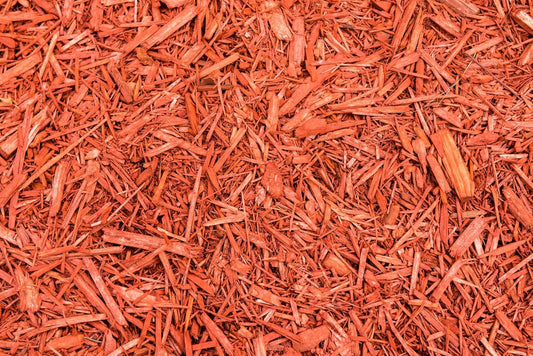 Premium Red Wood Mulch for Indoor, Patio, Potting Media, Gardens, Lawns, and Landscaping (1.3 CF - 37 L - 39 QTS)