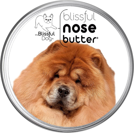 The Blissful Dog Chow Nose Butter for Dry, Cracked Skin, Lick-Safe Dog Nose Balm with Moisturizing Shea Butter, Almond, Olive, and Essential Oils, Pet Supplies, Uncented, 2 oz.