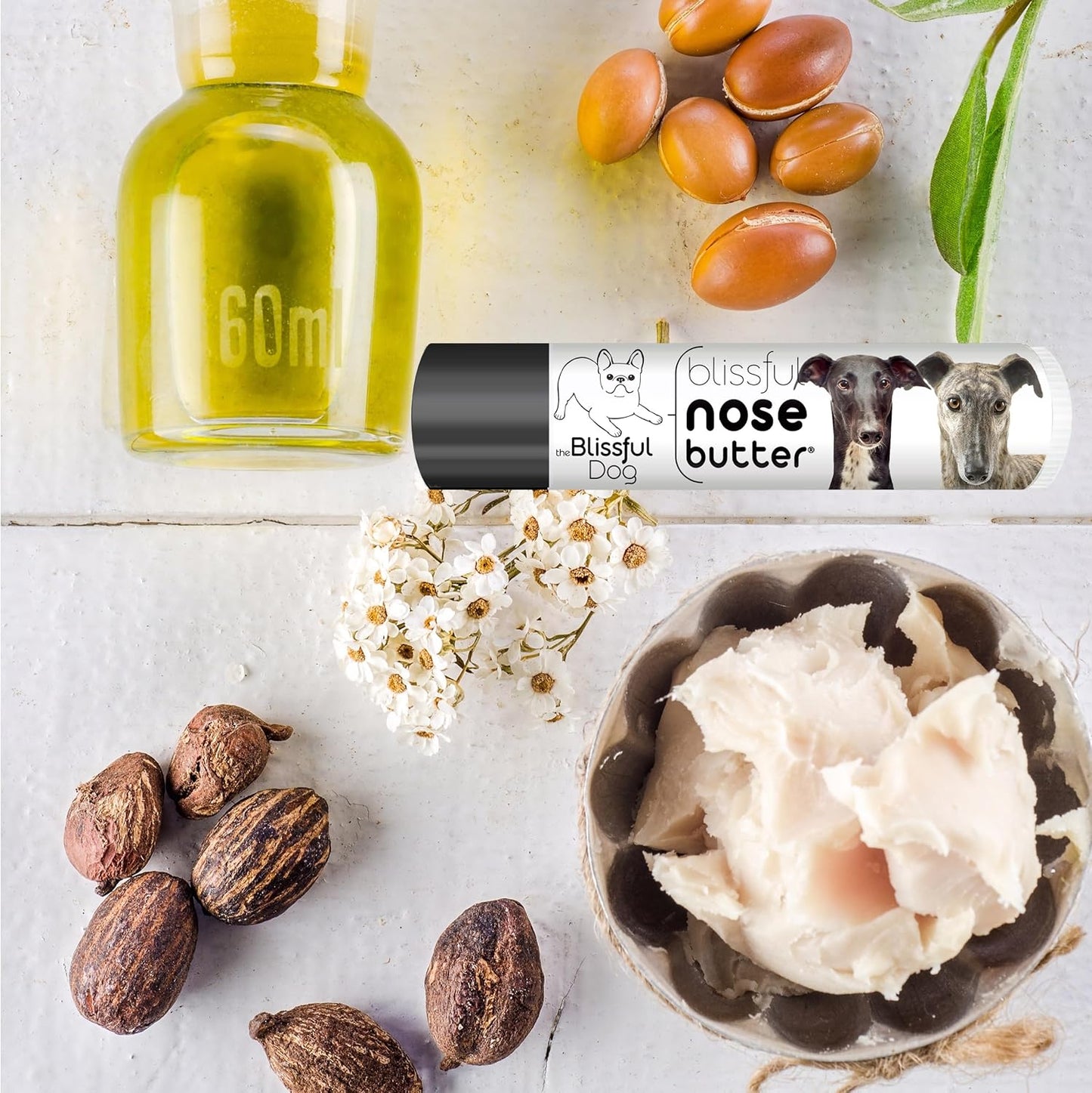 The Blissful Dog Greyhound Unscented Nose Butter - Dog Nose Butter, 0.15 Ounce