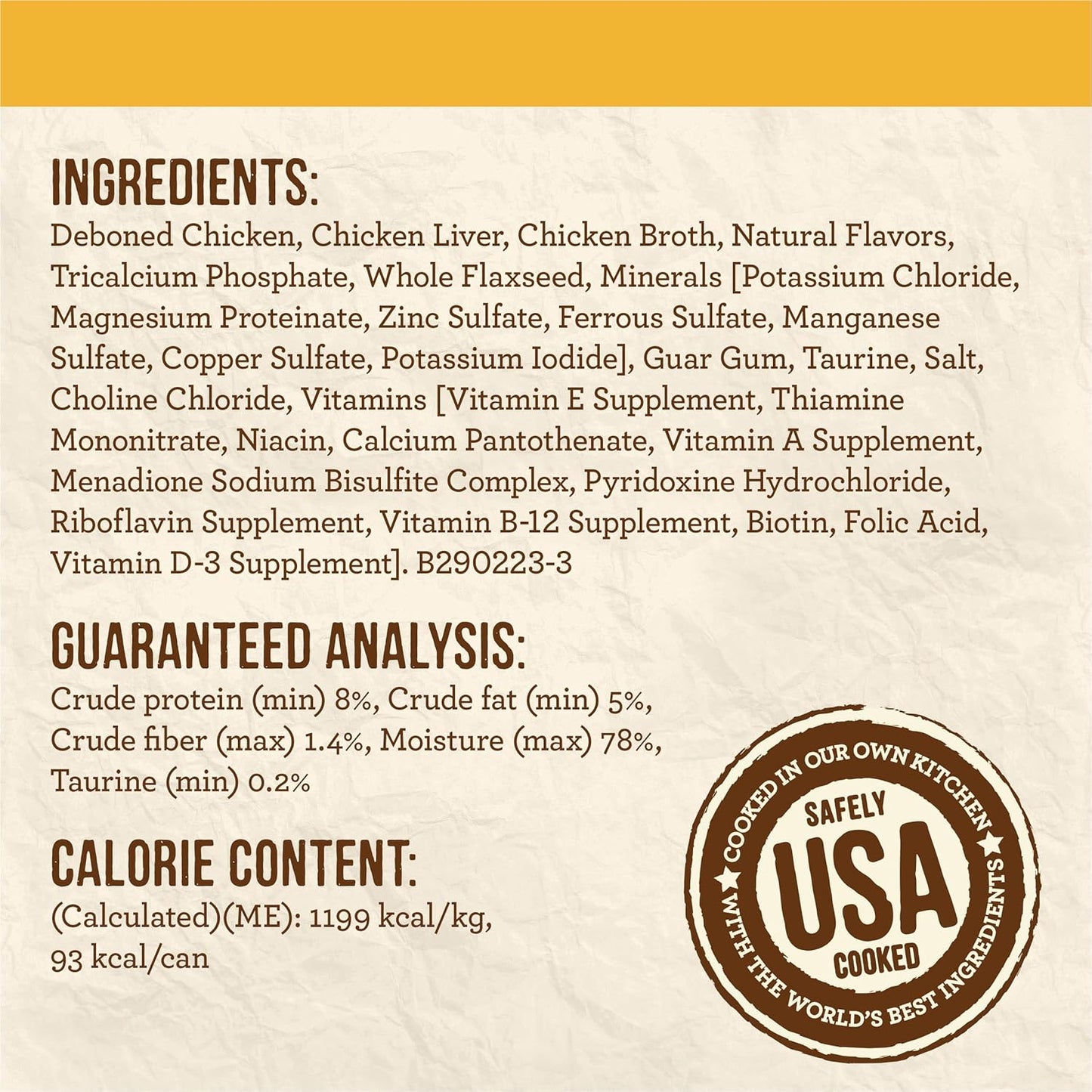 Merrick Limited Ingredient Diet Premium Grain Free And Natural Canned Pate Wet Cat Food, Chicken Recipe - (Pack of 24) 2.75 oz. Cans