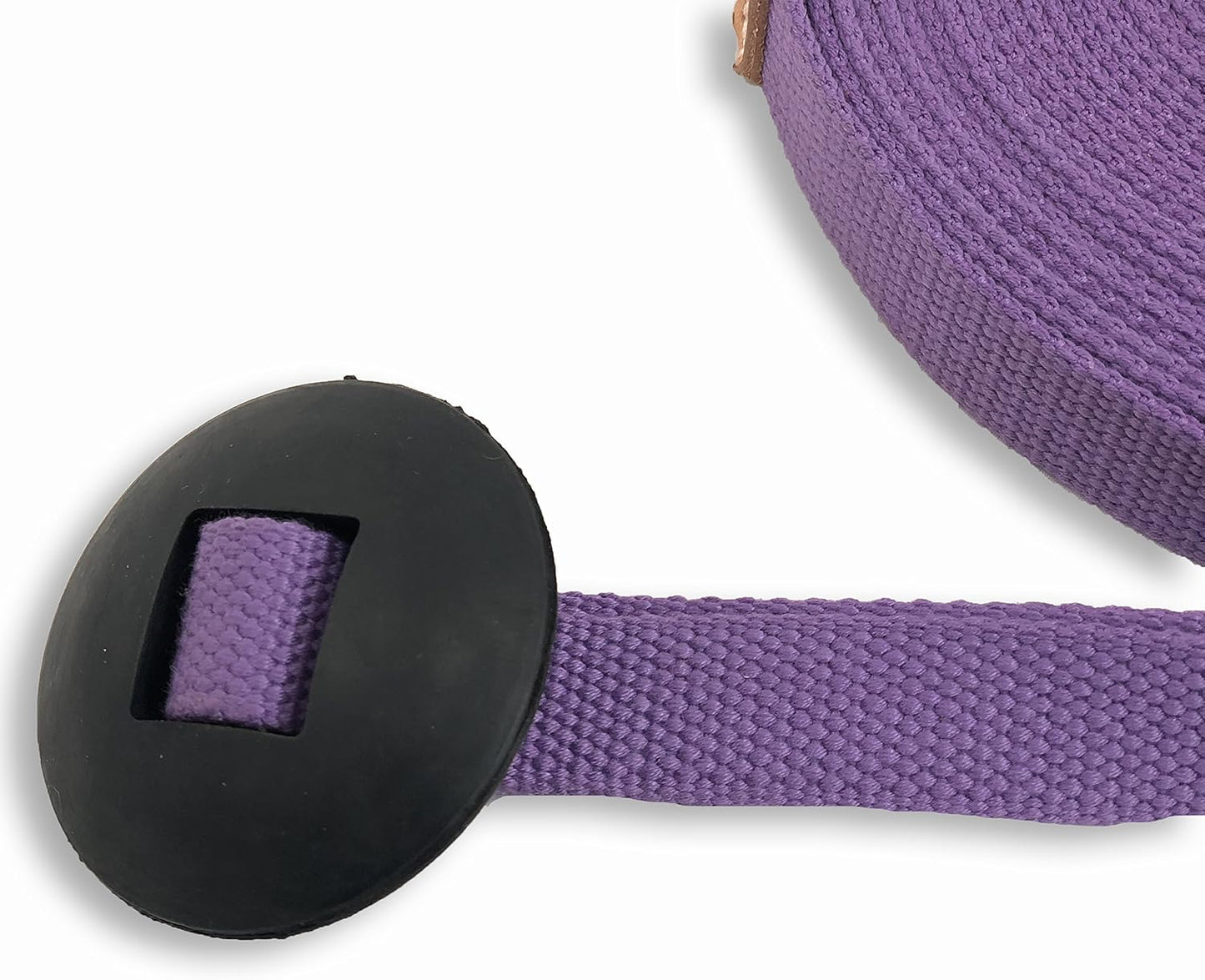 Southwestern Equine 35' Flat Cotton Web Lunge Line with Bolt Snap & Rubber Stop (35', Lavender)