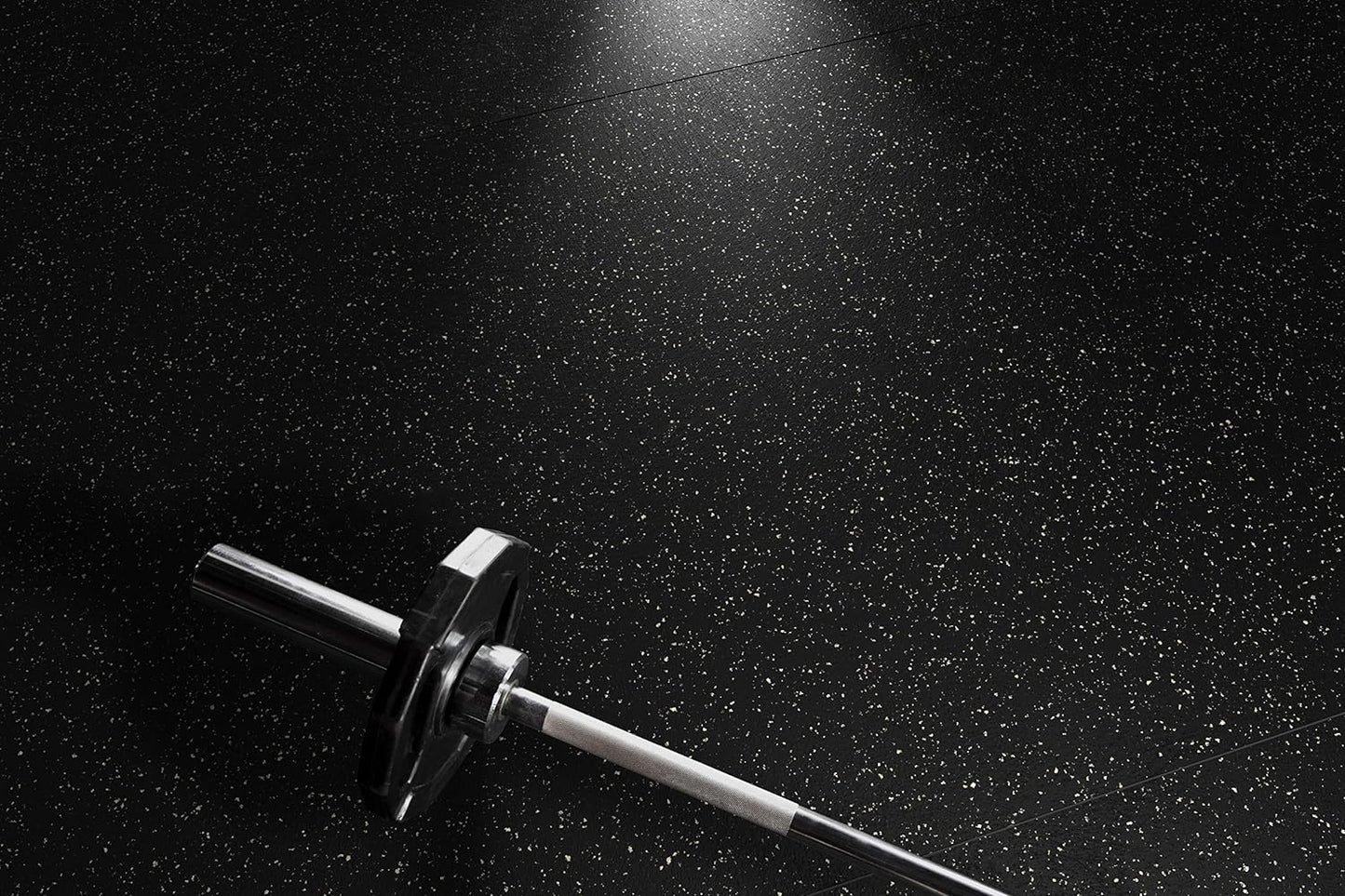 Playsafer Genaflex Rubber Gym Floor Mat, Heavy Duty Commercial Protective Gym Flooring Roll - 8mm Thick (10% Blue, 4' X 10')