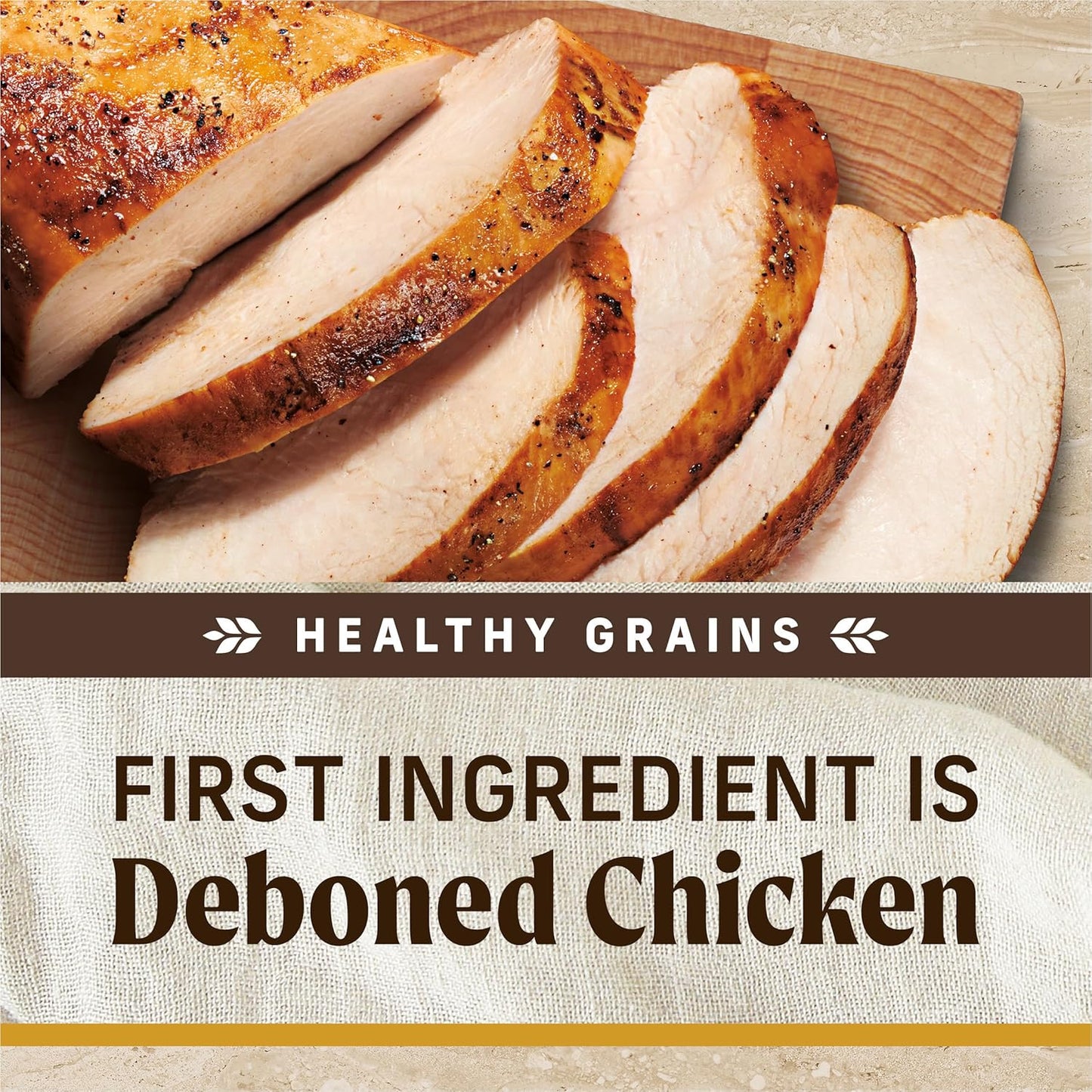 Merrick Healthy Grains Premium Adult Dry Dog Food, Wholesome And Natural Kibble With Chicken And Brown Rice - 4.0 lb. Bag