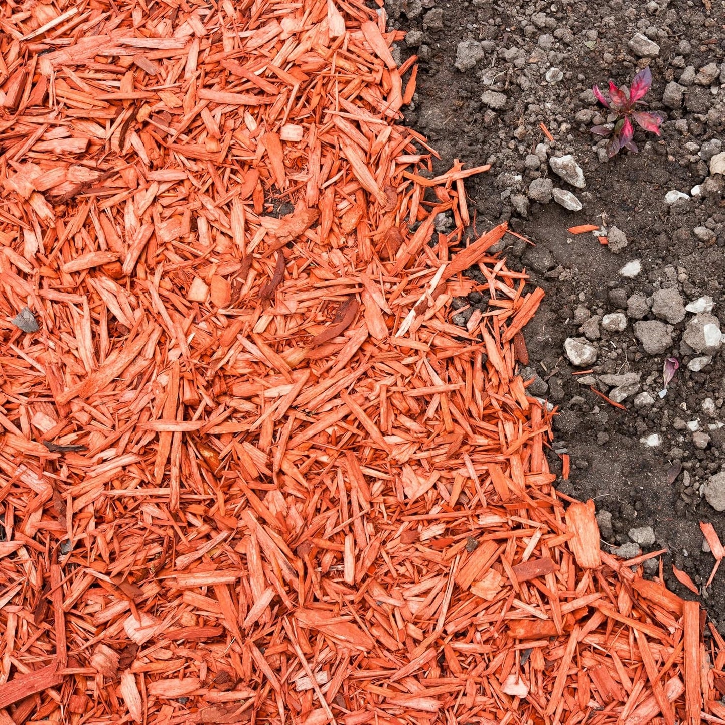 Premium Red Wood Mulch for Indoor, Patio, Potting Media, Gardens, Lawns, and Landscaping (0.7 CF - 20 L - 21 QTS)