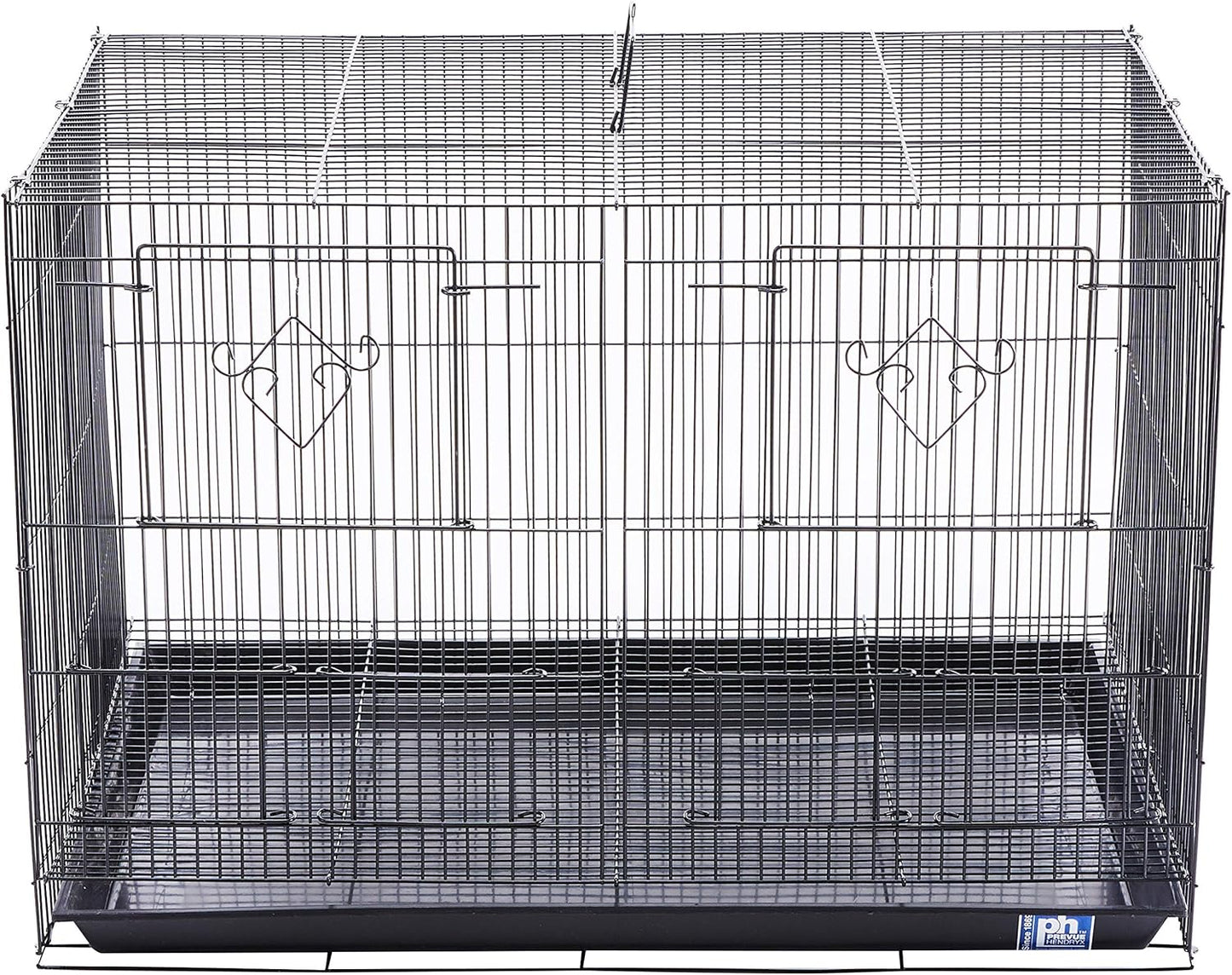 Prevue Hendryx SPF063 Divided Flight Cage, Black