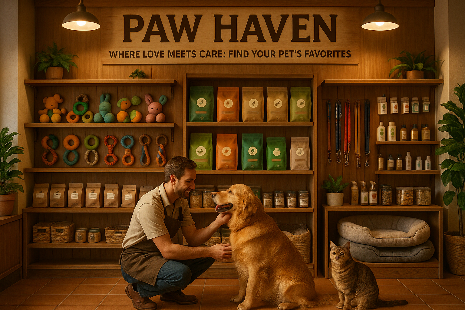 Where Love Meets Care: Find Your Pet’s Favorites at Paw Haven realistic